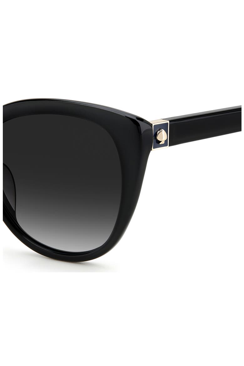 amberlees 55mm gradient eat eye sunglasses, Alternate, color, BLACK / GRAY