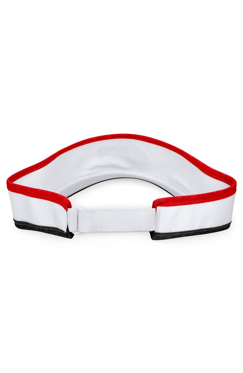 TOP OF THE WORLD Men's Top of the World White Nebraska Huskers Daybreak Adjustable Visor, Alternate, color, 