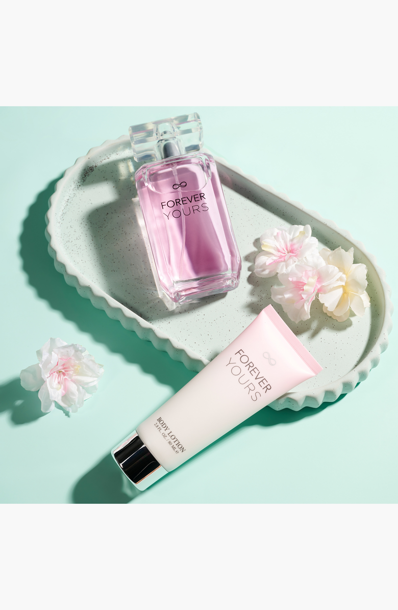 Lovery Forever Yours Bath & Body Gift Set, Alternate, color, Light Pink / Silver