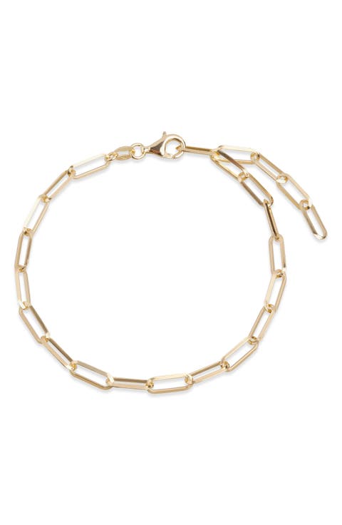 Paper Clip Chain Bracelet