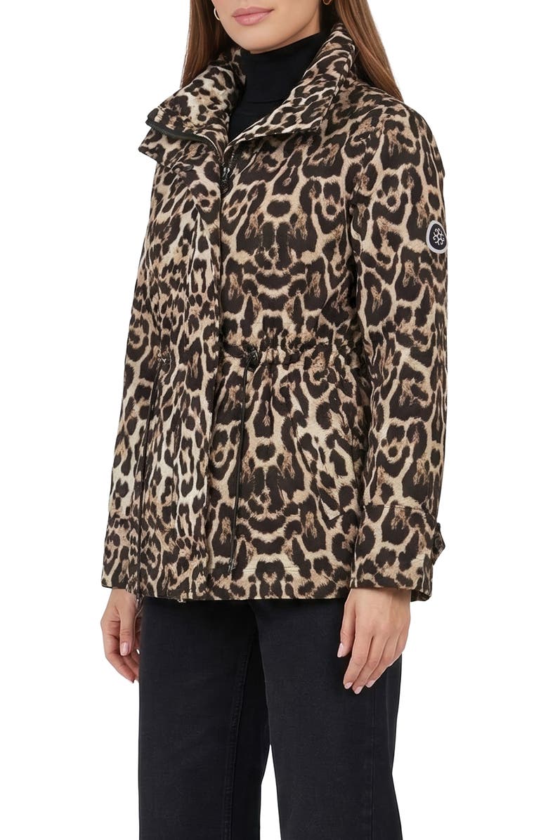 GORSKI Lightweight Printed Jacket With Concealed Hood, Alternate, color, Lprd