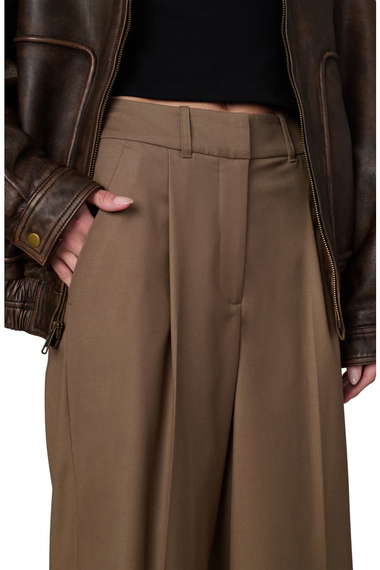 The Kate Wide Leg Pants, Alternate, color, HAZELNUT