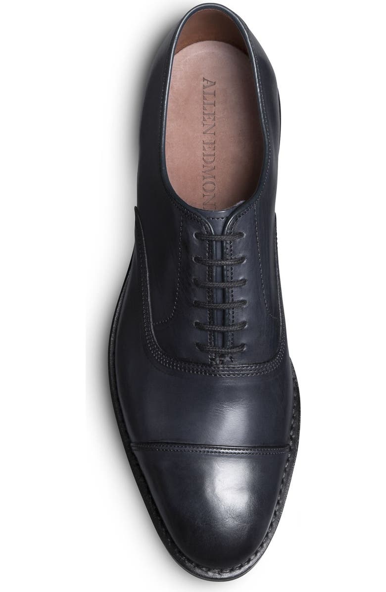 Allen Edmonds Park Avenue Cap Toe Oxford, Alternate, color, Navy