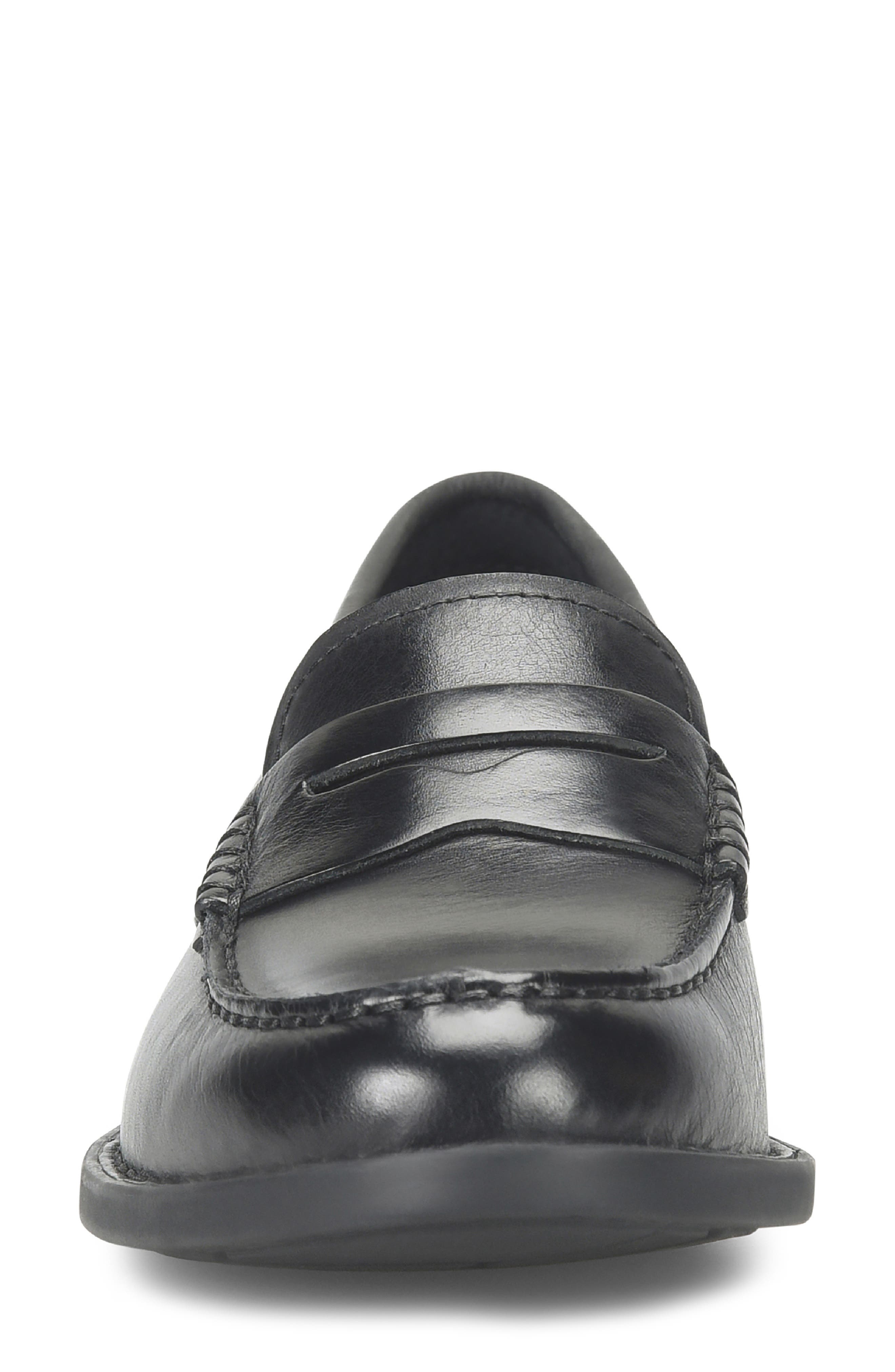 Børn Macie Penny Loafer, Alternate, color, Black Leather