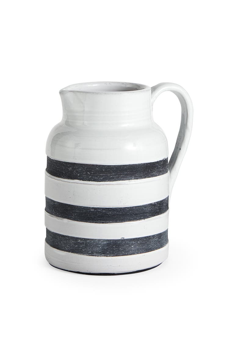 Harmon II  Large Ceramic Jug, Main, color, Black
