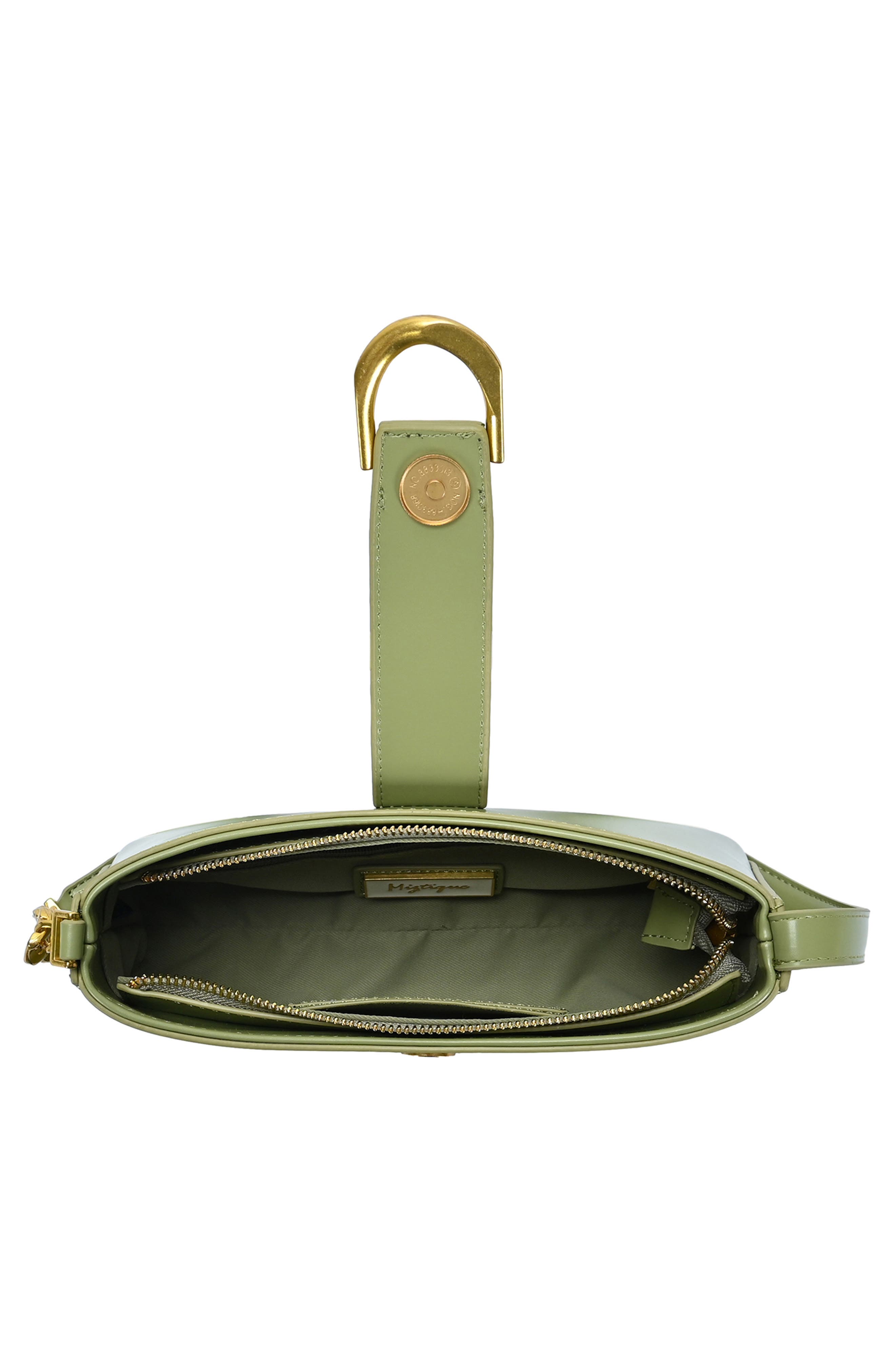 Miztique Mini Shoulder Bag, Alternate, color, Green
