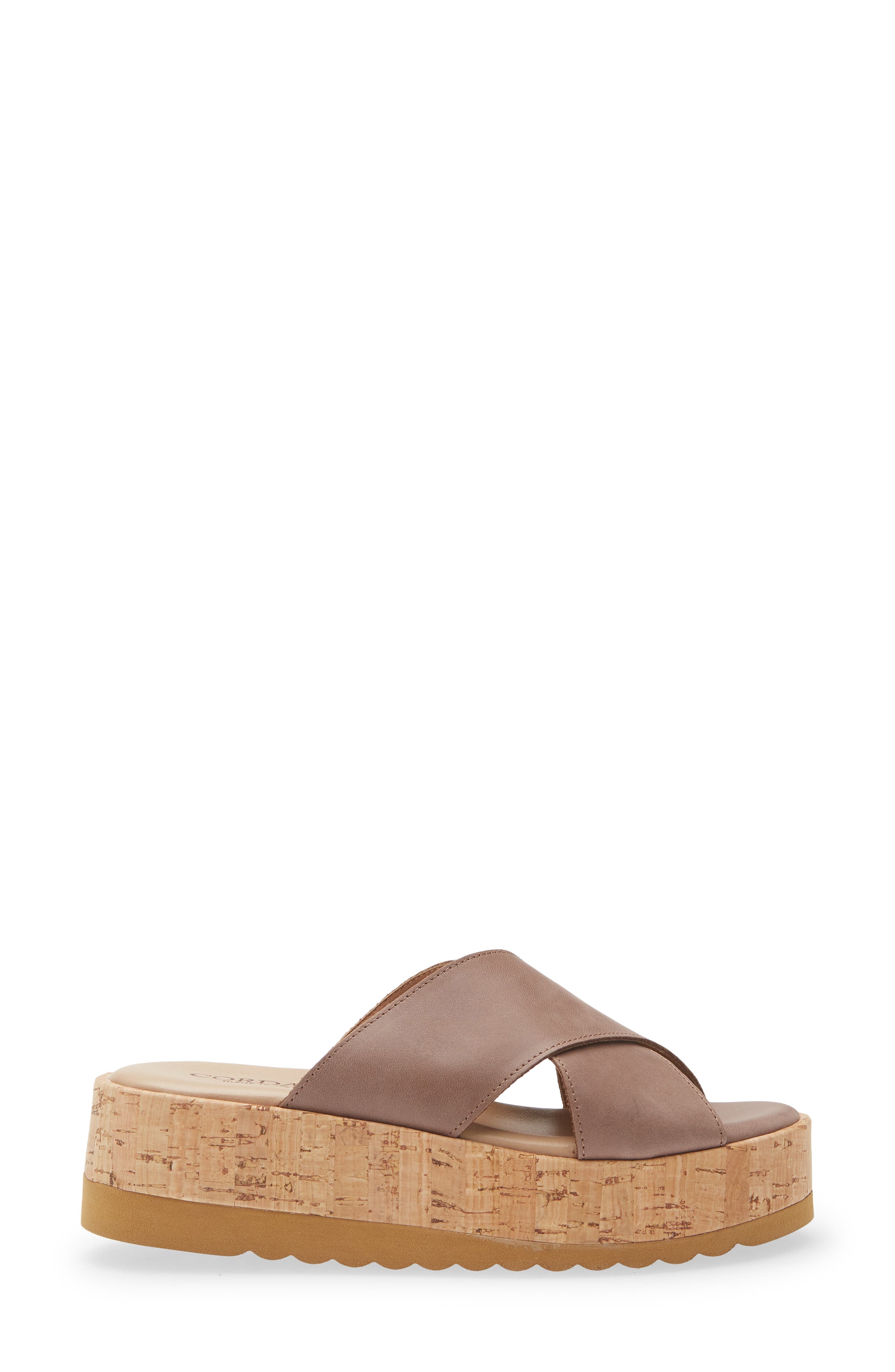 Cordani Kali Platform Slide Sandal, Alternate, color, Tmoro Leather