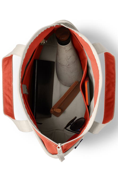Lands' End Zip Top Canvas Tote Bag