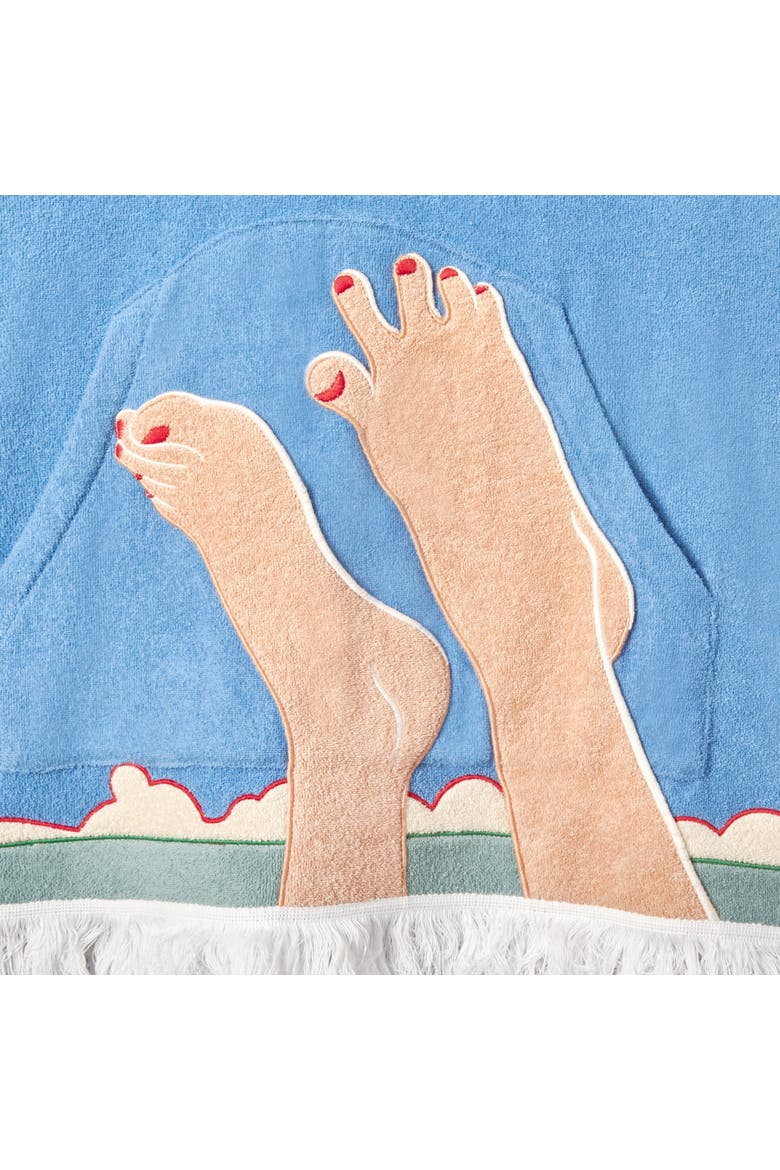 'Tom Wesselmann - Seascape #6' Beach Towel Top, Alternate, color, Blue