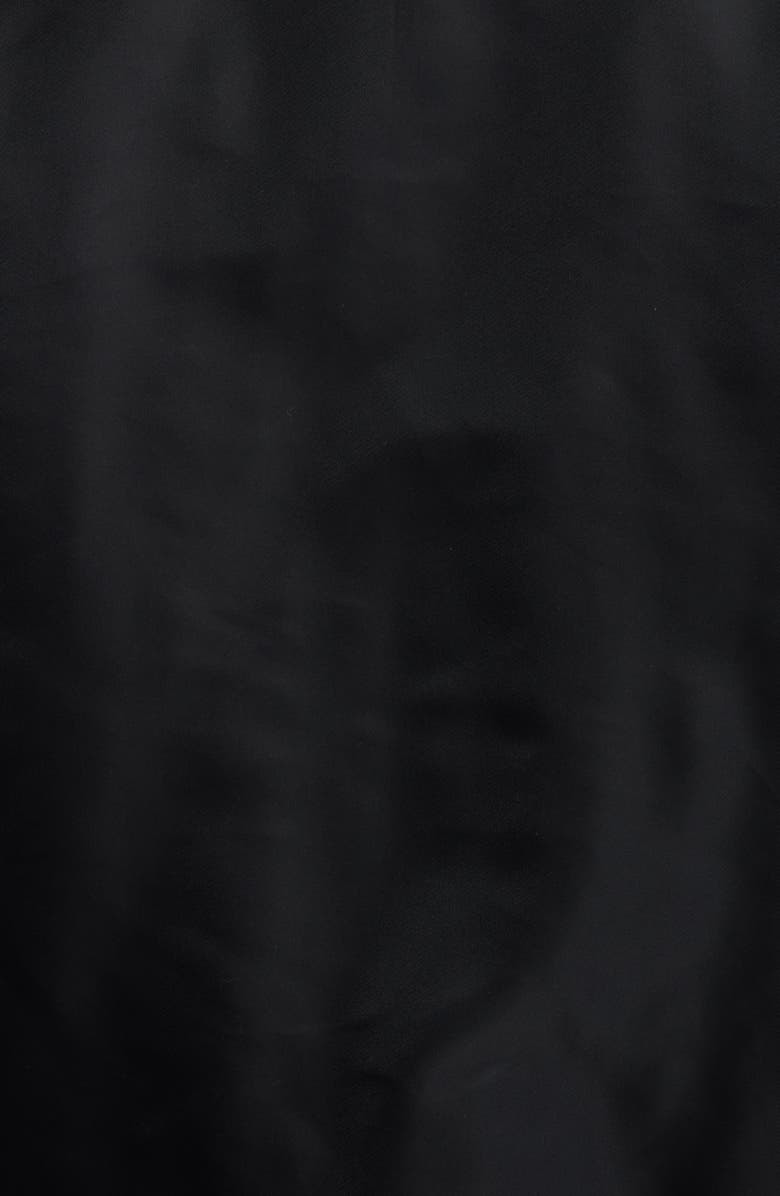 Schott NYC Satin Flight Jacket, Alternate, color, Black