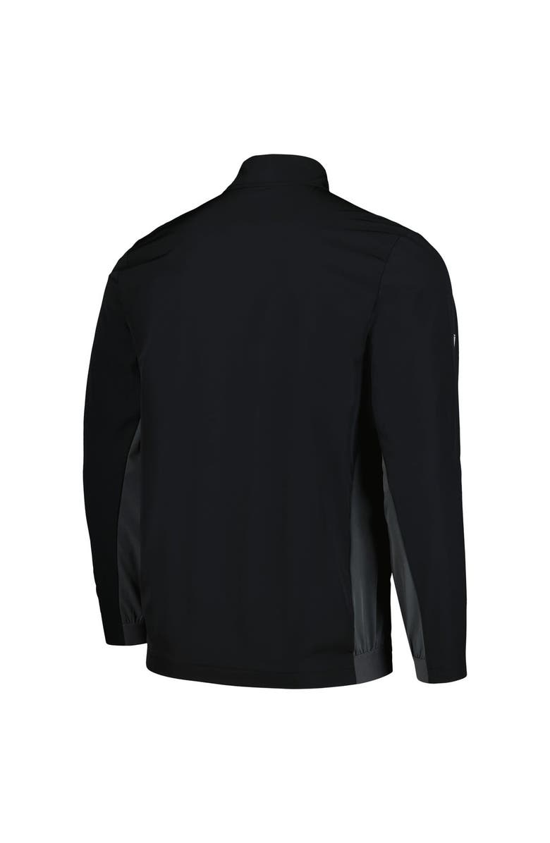 LEVELWEAR Men's Levelwear Black Chicago Bulls Harrington Full-Zip Jacket, Alternate, color, Black