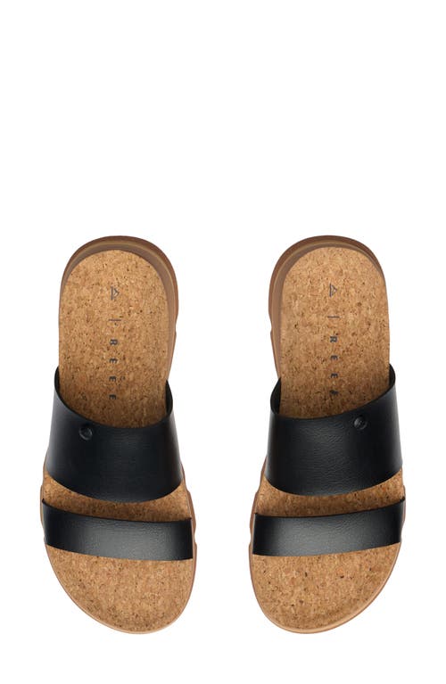 Reef Vista Luxe Siaa Platform Wedge Slide Sandal