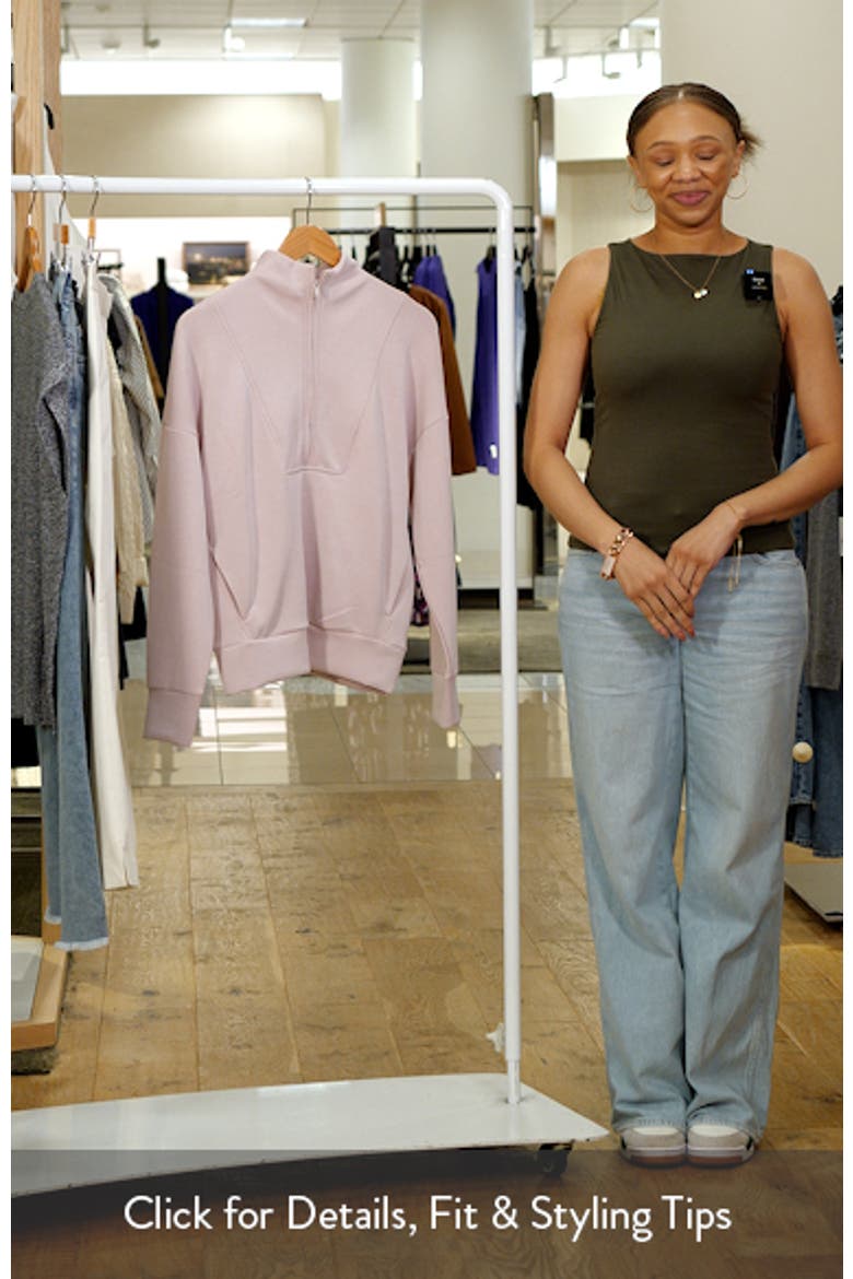 Soft Luxe Half Zip Pullover video