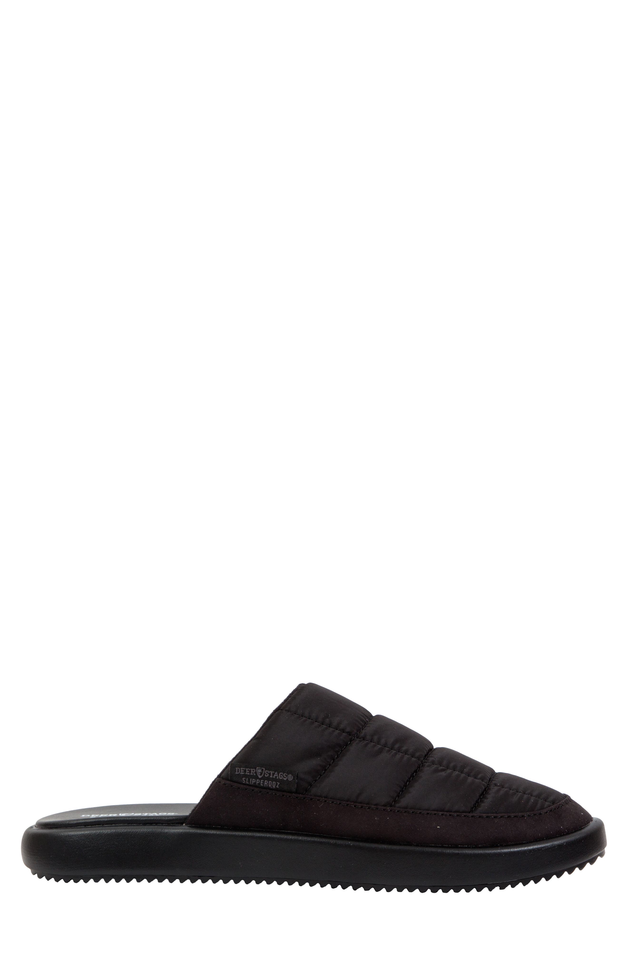 Oslo Scuff Slipper, Alternate, color, BLACK