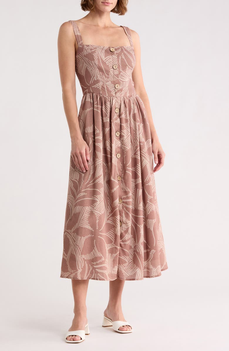 Hutch Peterson Dress, Main, color, Coffee