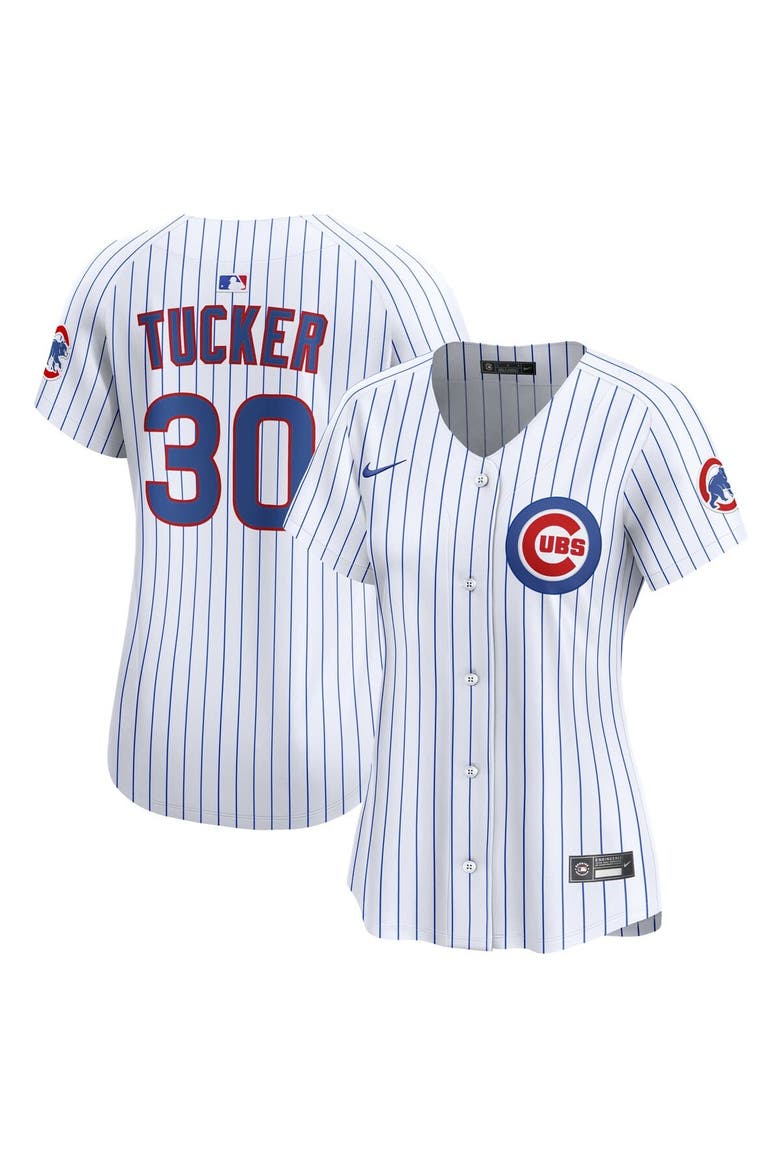 Women's Nike Kyle Tucker White Chicago Cubs Home Limited Player Jersey, Main, color, White