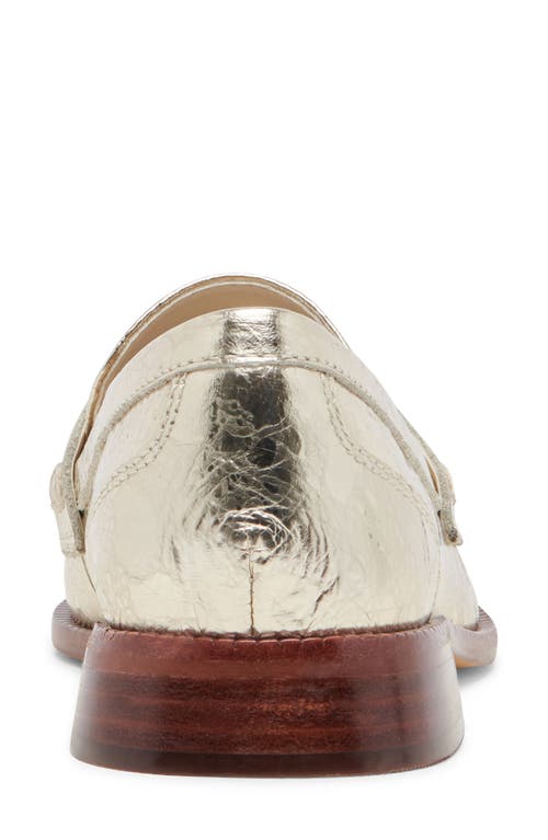Dolce Vita Hilly Wide Loafers Platinum Coin In Silver