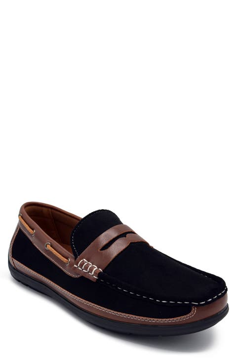 Two-Tone Penny Loafer (Men)