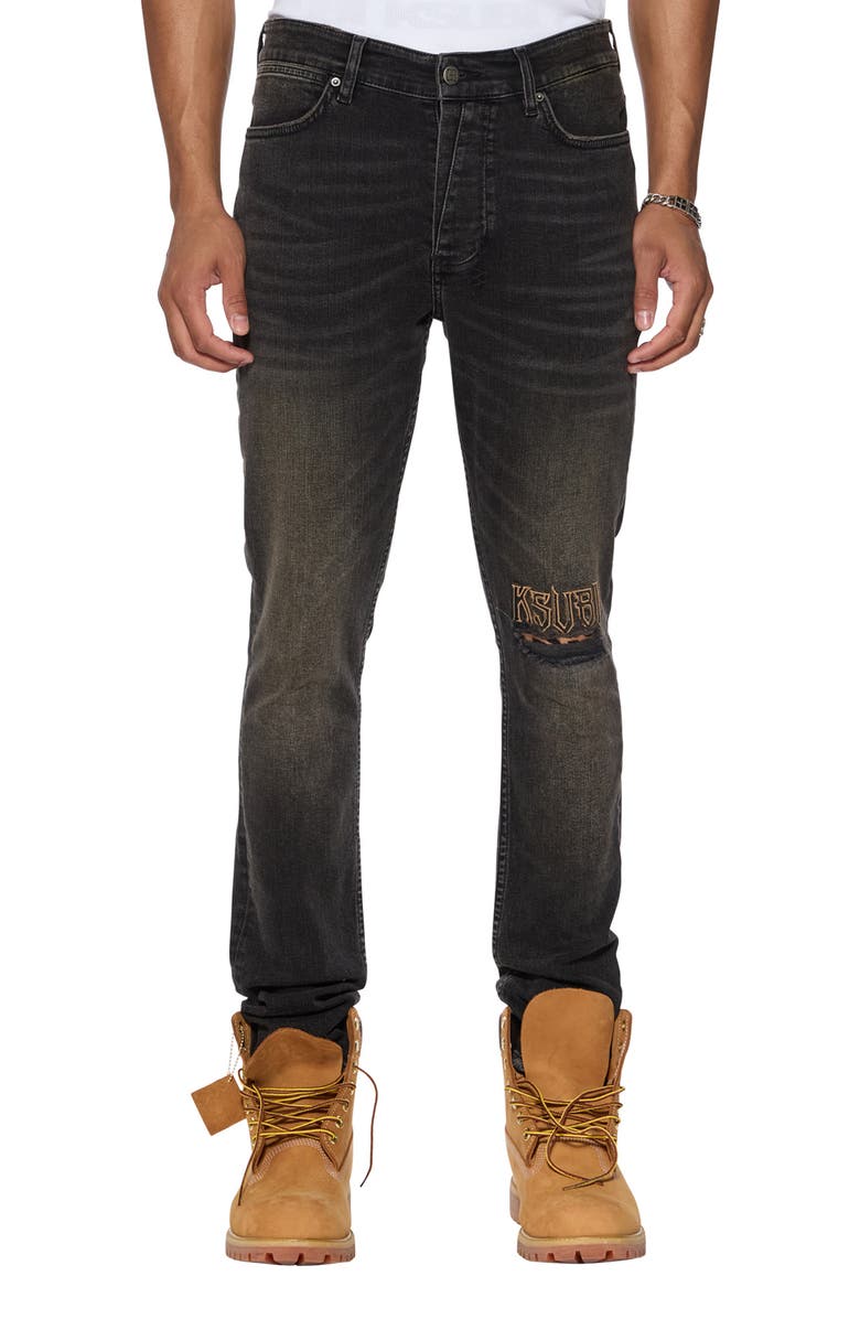 Ksubi Van Winkle Kingdom Repair Skinny Jeans, Main, color,