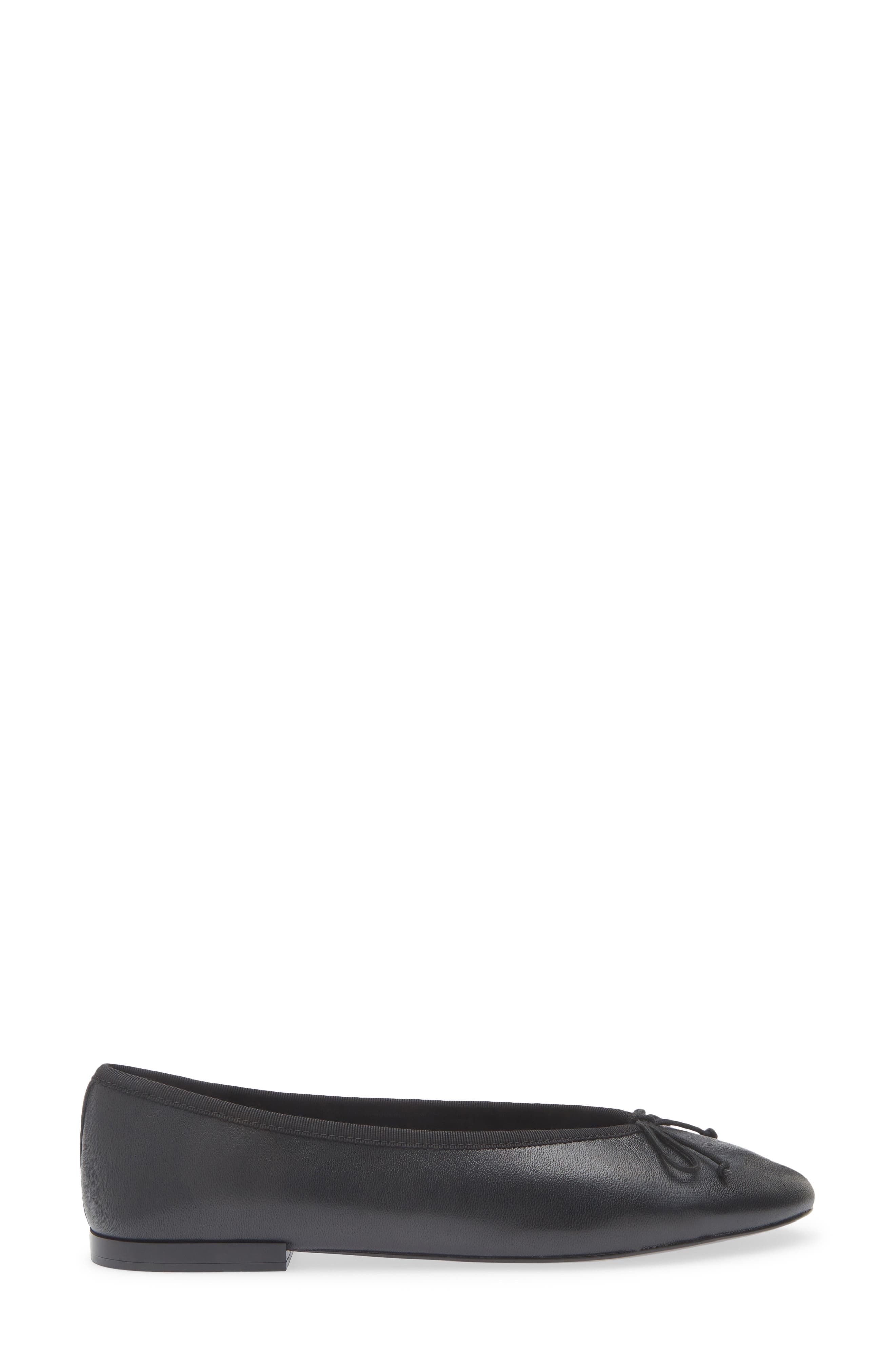 MANGO Ballet Flat, Alternate, color, Black