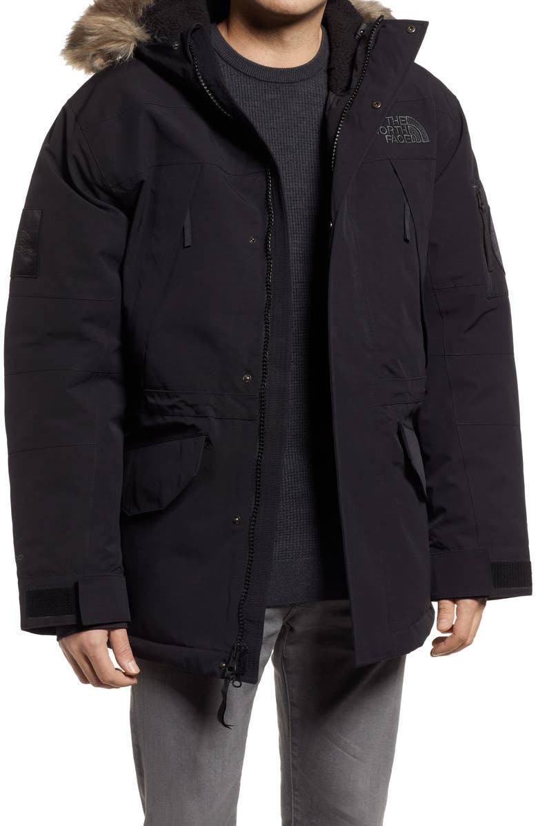 The North Face Expedition McMurdo 700 Fill Power Down Parka with Faux Fur Trim, Main, color,