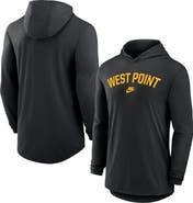 Nike Men's Nike Black Army Black Knights 2026 West Point Classic Collection Dri-FIT Hooded Long Sleeve T-Shirt
