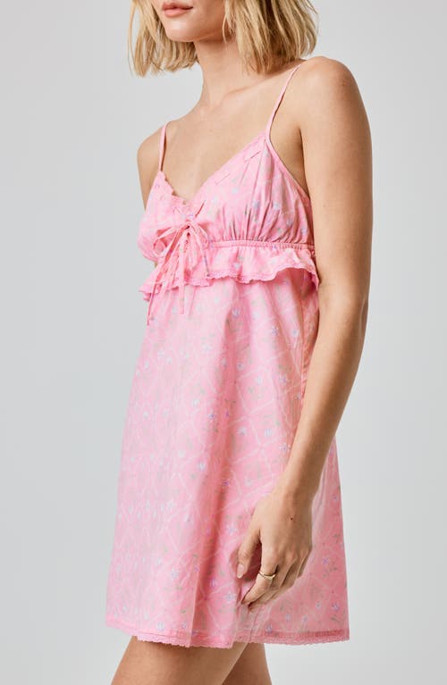 Florence By Mills Ruffle Lace Trim Cotton Mini Sundress