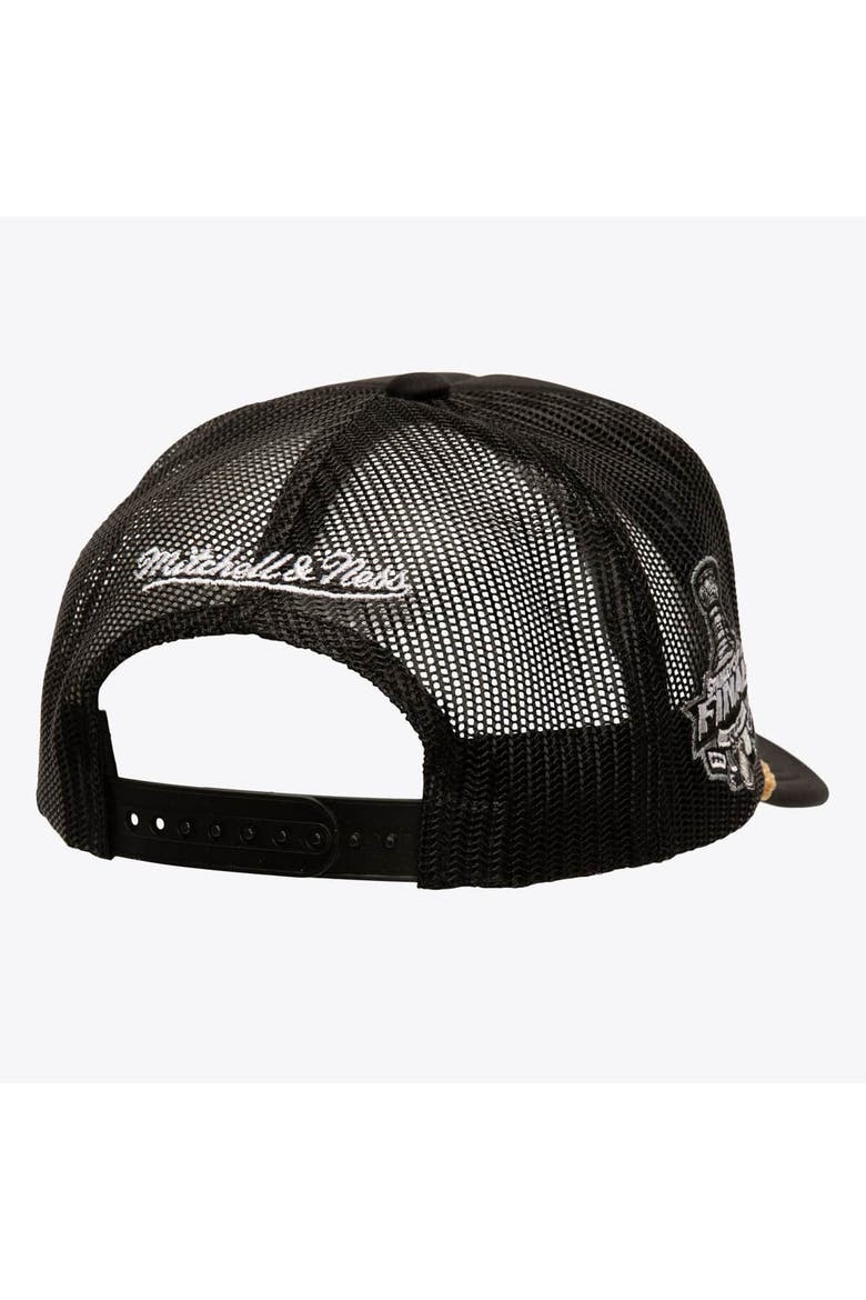 Men's Mitchell & Ness Black Los Angeles Kings SOUL Collection Golden Stanley Cup Champions Trucker Adjustable Hat, Alternate, color, Black