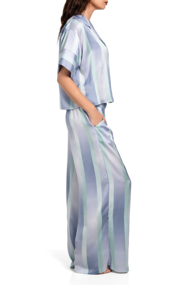 Stripe Satin Pajamas
