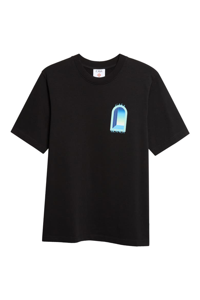 Classic Graphic Organic Cotton T-Shirt, Main, color, BLACK JERSEY