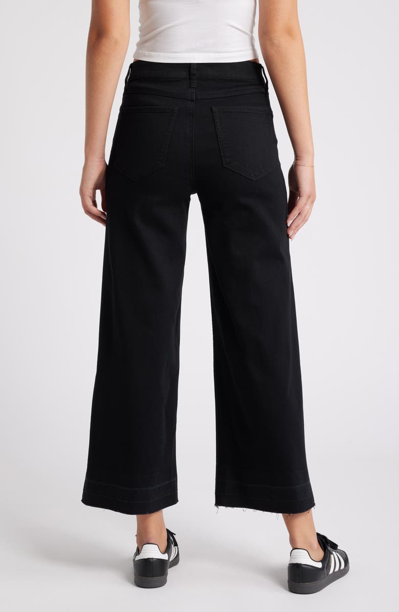 1822 Denim Release Hem High Waist Wide Leg Jeans, Alternate, color,