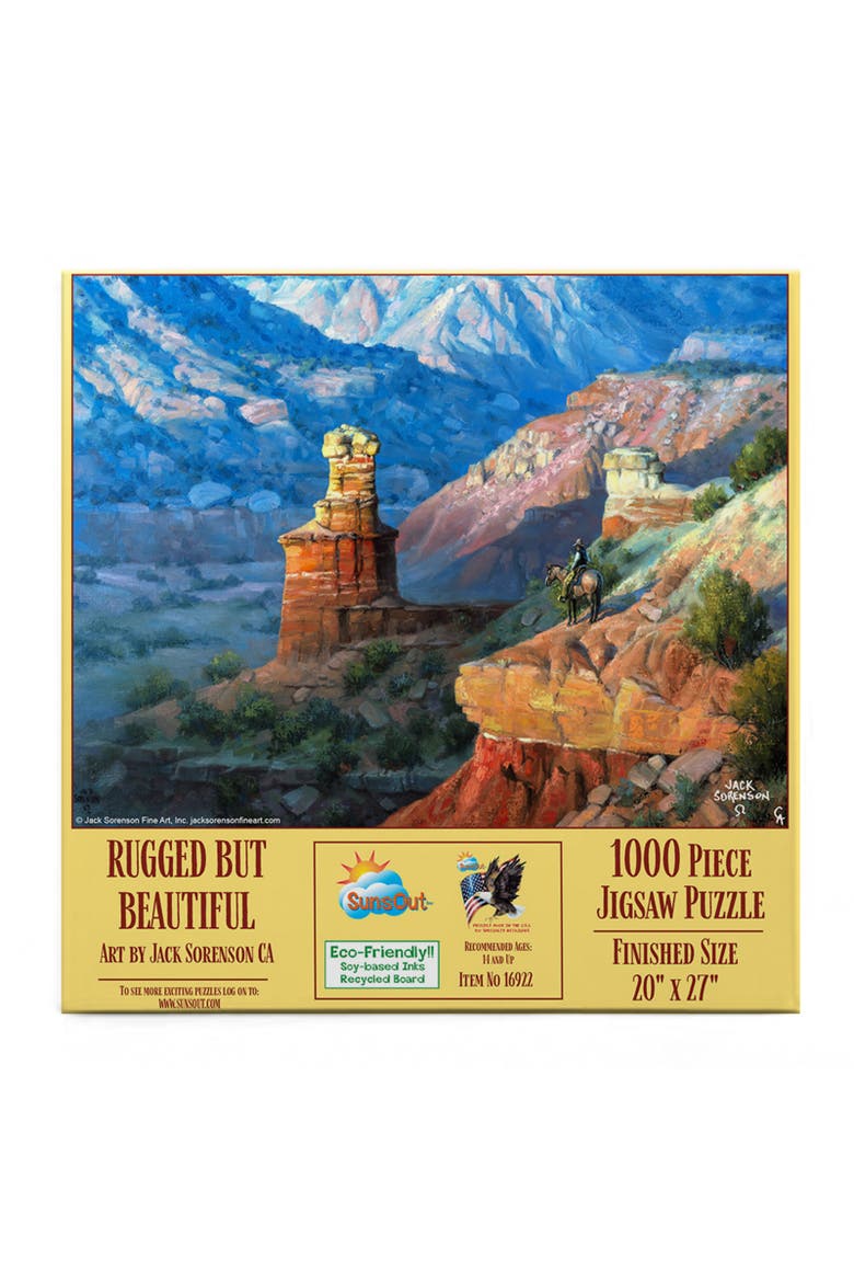 Rugged but Beautiful 1000 piece Jigsaw Puzzle for Adults, Alternate, color, Multicolor