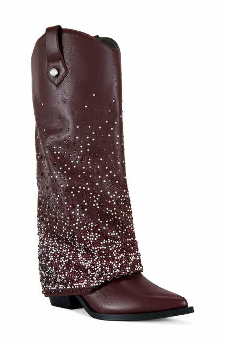 AZALEA WANG Beth Stud Western Boot