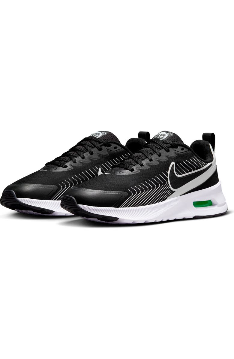 Nike Air Max Nuaxis Sneaker, Main, color, Black/ Black/ White/ Volt