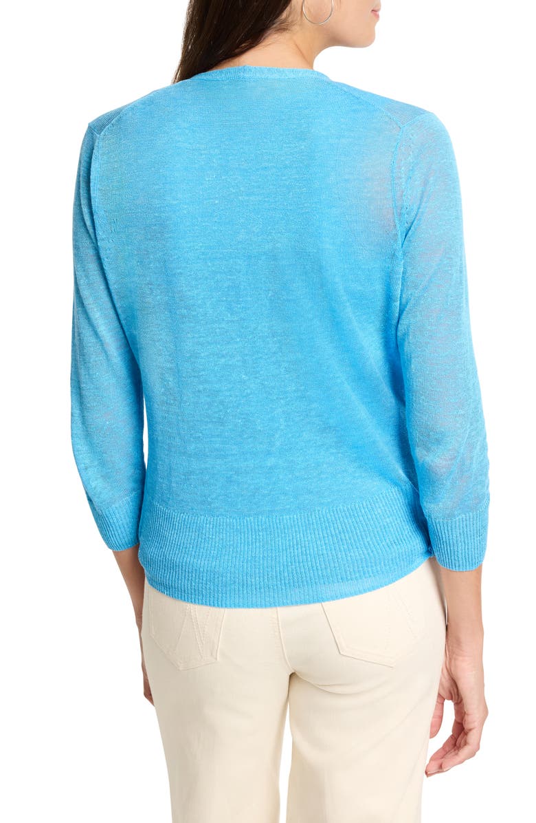 NIC+ZOE 4-Way Linen Blend Convertible Cardigan, Alternate, color, 