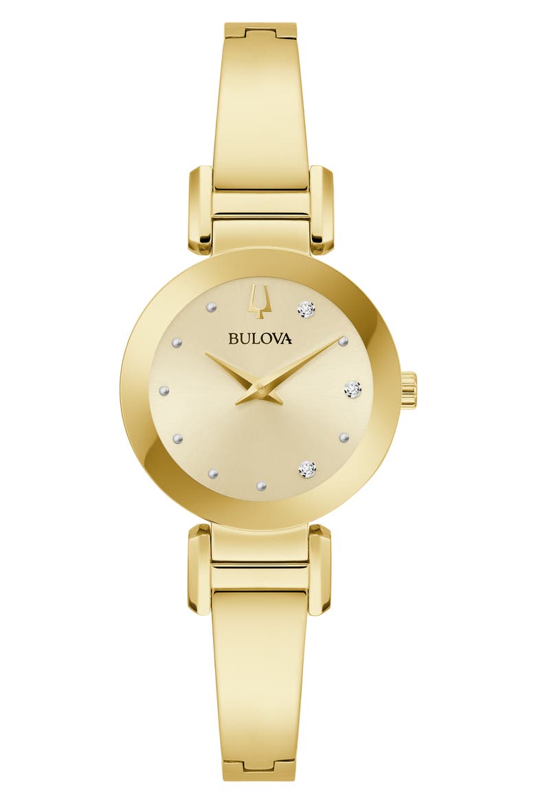 Marc Anthony Diamond Bangle Watch, 26mm, Main, color, GOLD-TONE