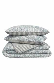 Floral Printed Quilt Set