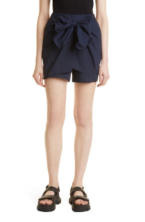 Cotton Poplin Skort