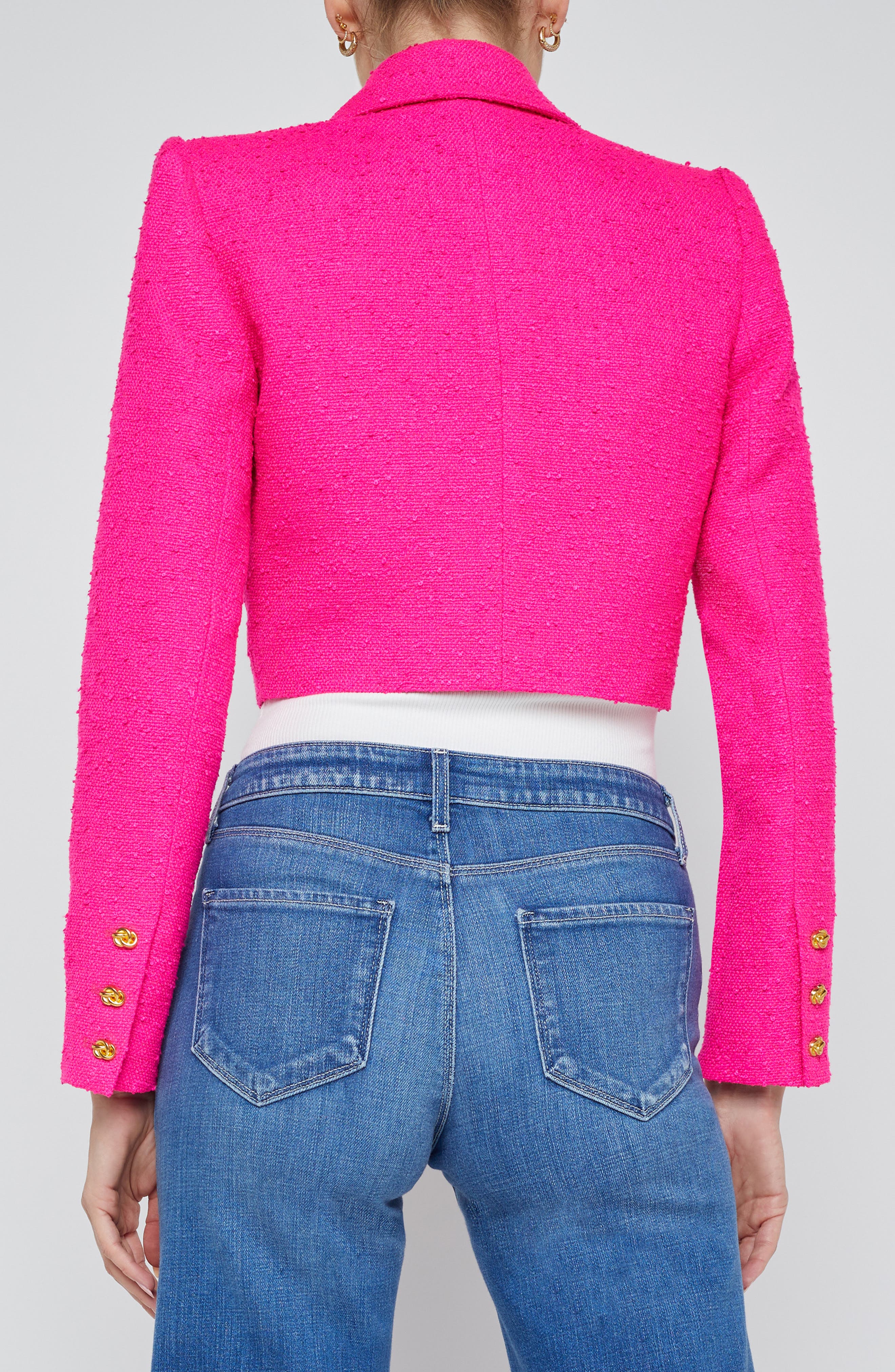 Maura Cropped Blazer - image 2