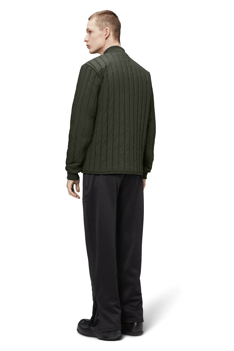 Banja Water Repellent Bomber Liner Jacket, Alternate, color, GREEN