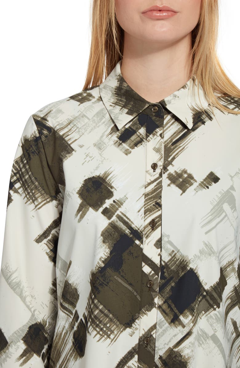 Lysse ́ Connie Print Slim Fit Button-Up Shirt, Alternate, color, 