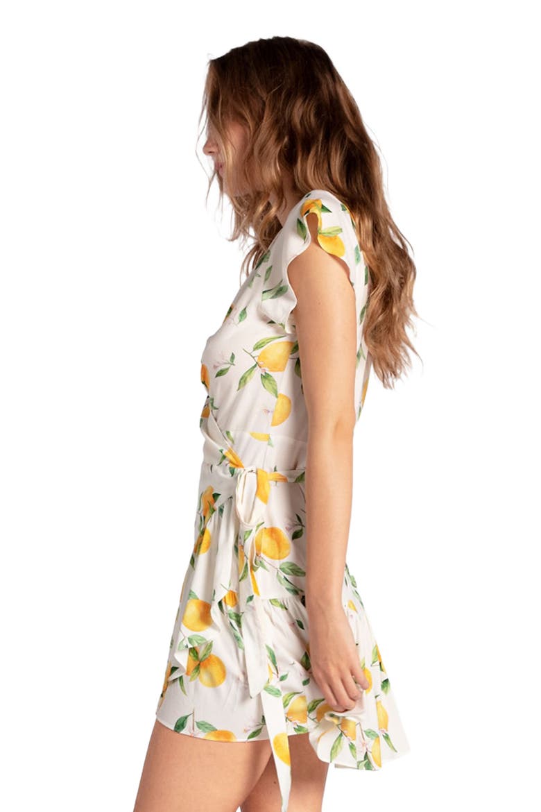 Love Shack Mini Wrap Dress, Alternate, color, Orchard
