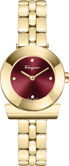 FERRAGAMO Gancino Bracelet Watch, 27mm | Nordstromrack