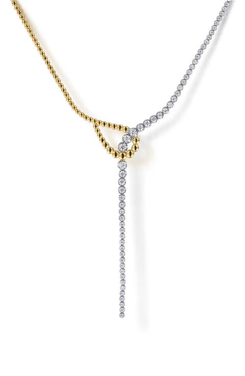 Bujukan Graduated Diamond Y-Necklace