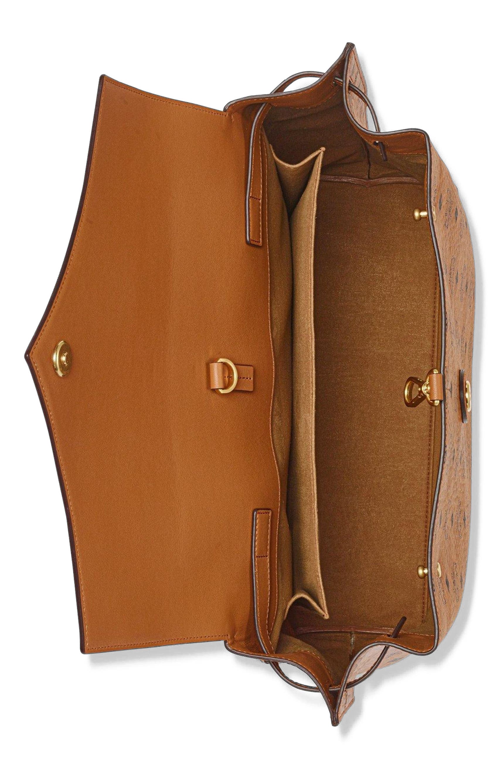 MCM Diamond Backpack in Visetos Leather Mix, Alternate, color, 