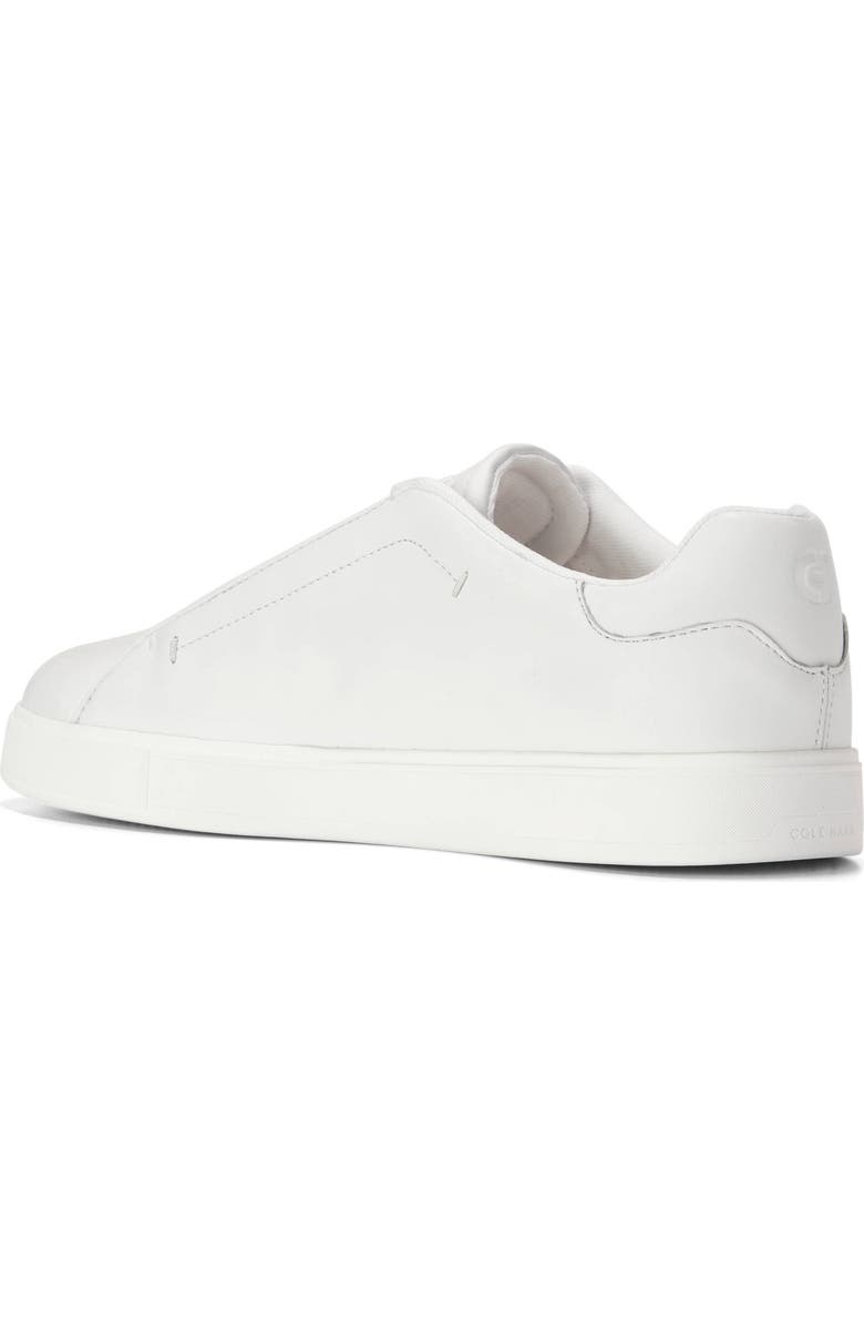 Cole Haan GrandPro Luxe Slip-On Sneaker, Alternate, color, White Leather