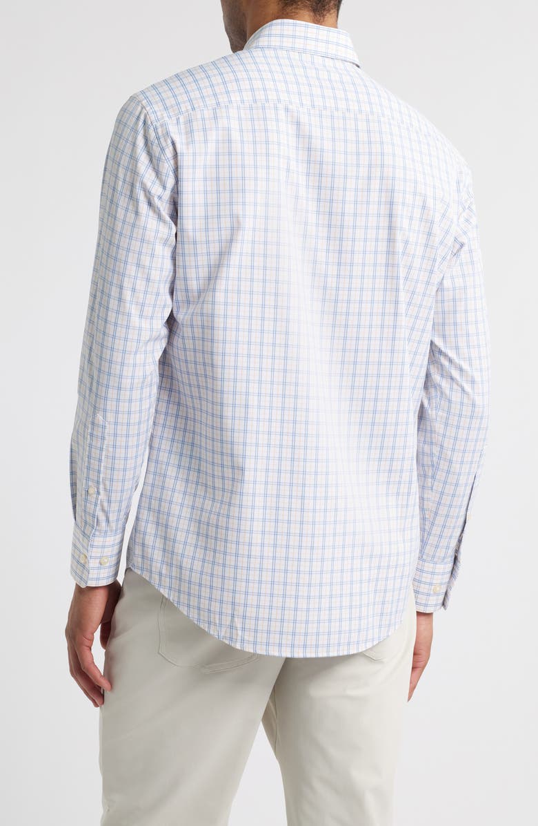 Peter Millar Tyrrell Plaid Performance Twill Button-Down Shirt, Alternate, color, 