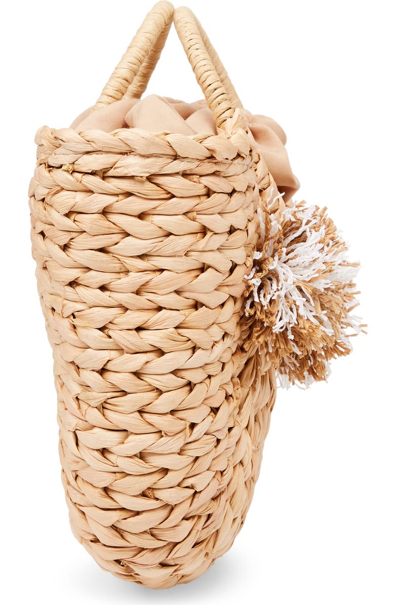 Street Level Woven Straw Tote, Alternate, color,