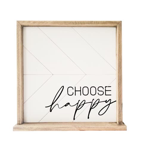 Choose Happy Sign