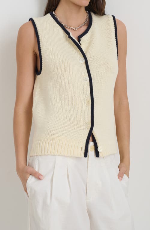 Alex Mill Bridget Tipped Sweater Vest